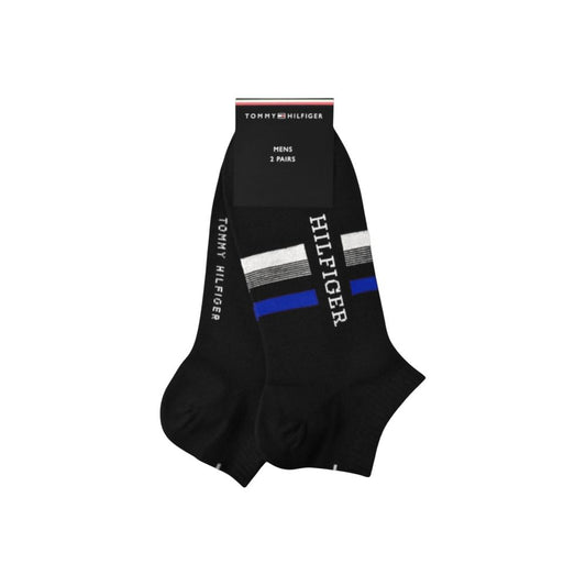 Tommy Hilfiger Black Cotton Sock – 43 - 46 par Tommy Hilfiger | Disponible sur Sandy Store ByNet