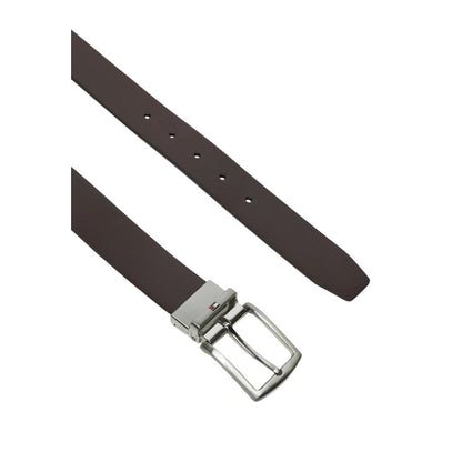 Tommy Hilfiger Black Leather Belt – 100 cm / 40 Inches par Tommy Hilfiger | Disponible sur Sandy Store ByNet