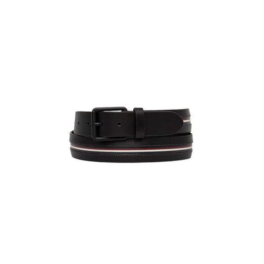 Tommy Hilfiger Black Leather Belt - Sandy Store ByNet