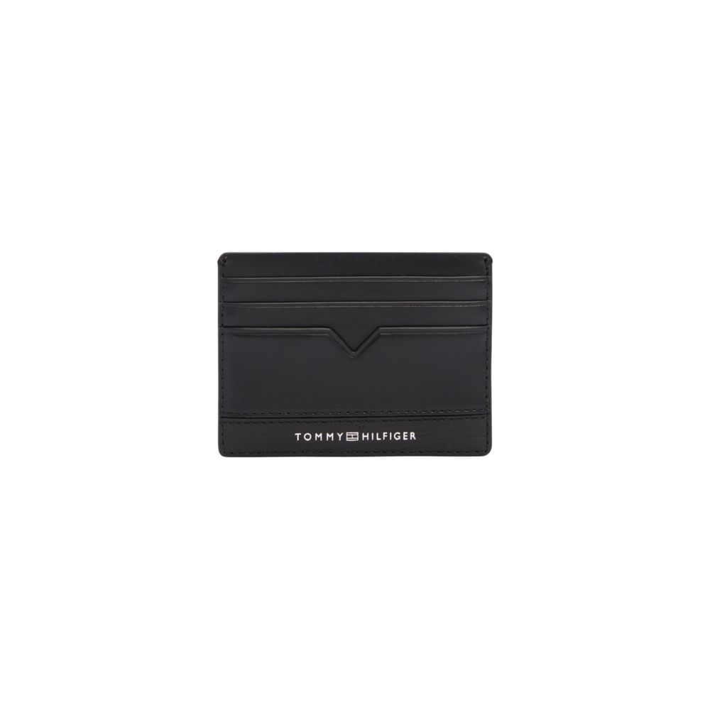 Tommy Hilfiger Black Leather Cardholder – par Tommy Hilfiger | Disponible sur Sandy Store ByNet