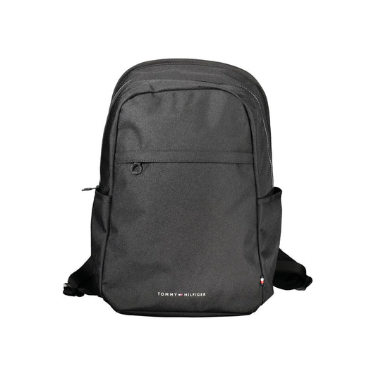 Tommy Hilfiger Black Polyester Backpack - Sandy Store ByNet