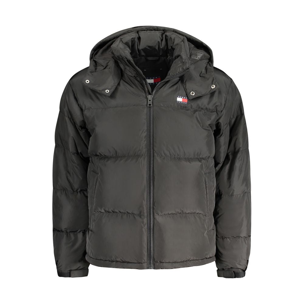 Tommy Hilfiger Black Polyester Men Jacket – XL par Tommy Hilfiger | Disponible sur Sandy Store ByNet