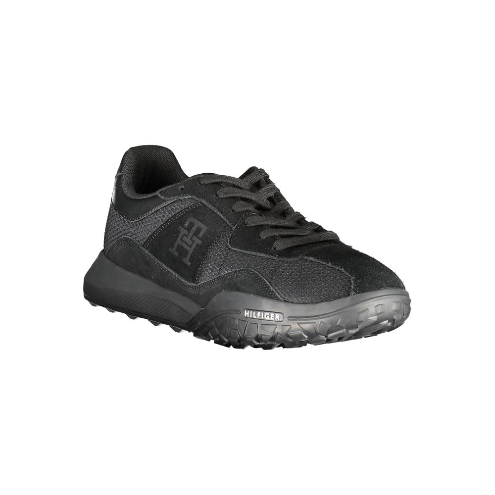 Tommy Hilfiger Black Polyester Sneaker – EU42/US9 par Tommy Hilfiger | Disponible sur Sandy Store ByNet