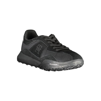 Tommy Hilfiger Black Polyester Sneaker – EU42/US9 par Tommy Hilfiger | Disponible sur Sandy Store ByNet