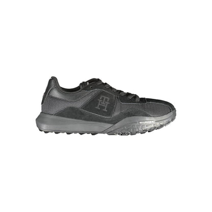 Tommy Hilfiger Black Polyester Sneaker – EU42/US9 par Tommy Hilfiger | Disponible sur Sandy Store ByNet