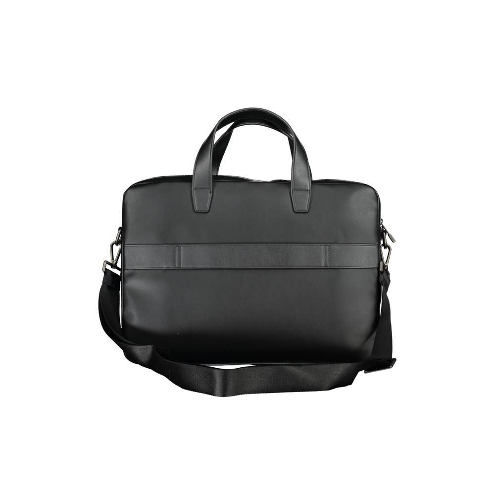 Tommy Hilfiger Black Polyethylene Handbag – par Tommy Hilfiger | Disponible sur Sandy Store ByNet