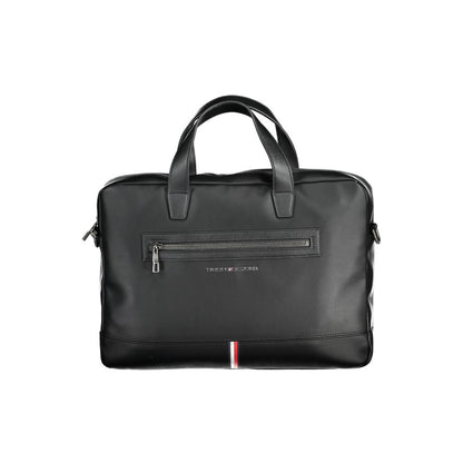 Tommy Hilfiger Black Polyethylene Handbag – par Tommy Hilfiger | Disponible sur Sandy Store ByNet
