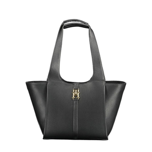 Tommy Hilfiger Black Polyethylene Women Handbag - Sandy Store ByNet