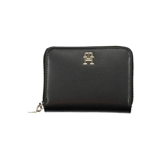 Tommy Hilfiger Black Polyethylene Women Wallet - Sandy Store ByNet