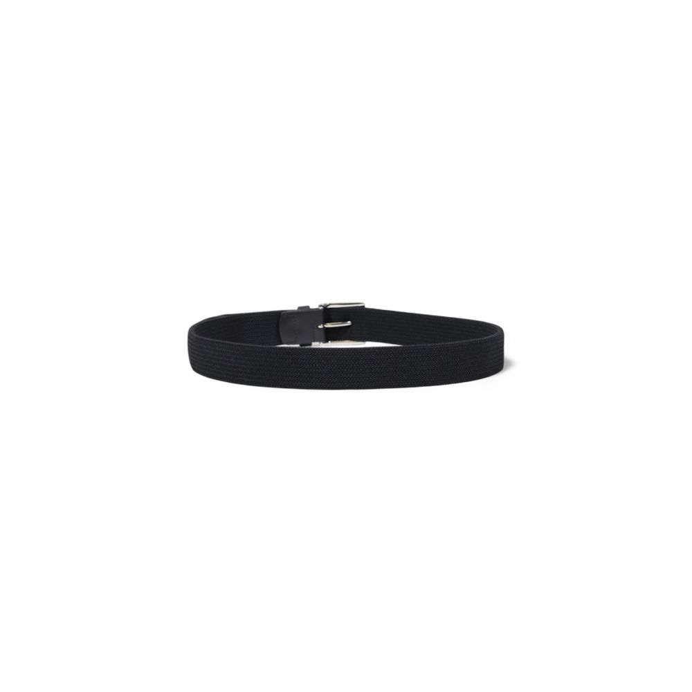 Tommy Hilfiger Black Recycled Polyester Belt – 100 cm / 40 Inches par Tommy Hilfiger | Disponible sur Sandy Store ByNet