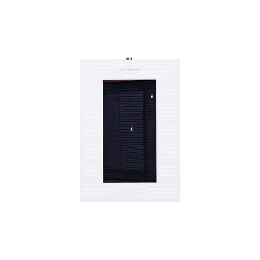 Tommy Hilfiger Blue Cotton Scarf - Sandy Store ByNet