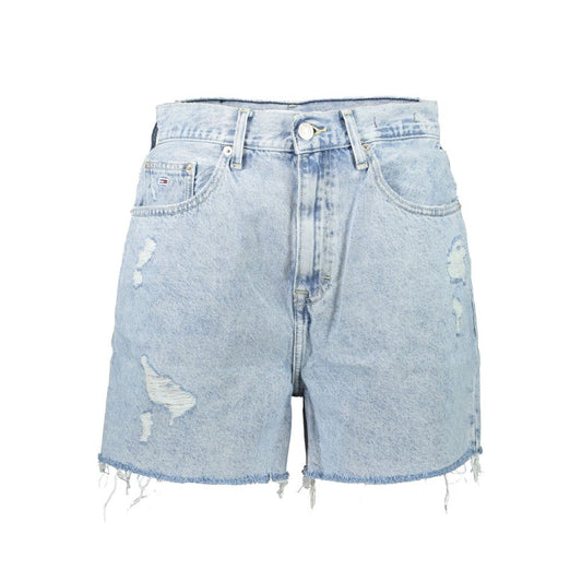 Tommy Hilfiger Blue Cotton Short – W25 par Tommy Hilfiger | Disponible sur Sandy Store ByNet