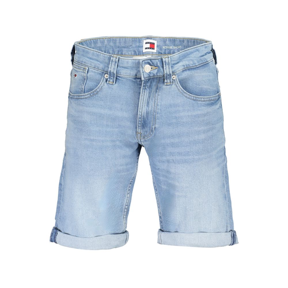 Tommy Hilfiger Blue Cotton Short – W28 par Tommy Hilfiger | Disponible sur Sandy Store ByNet