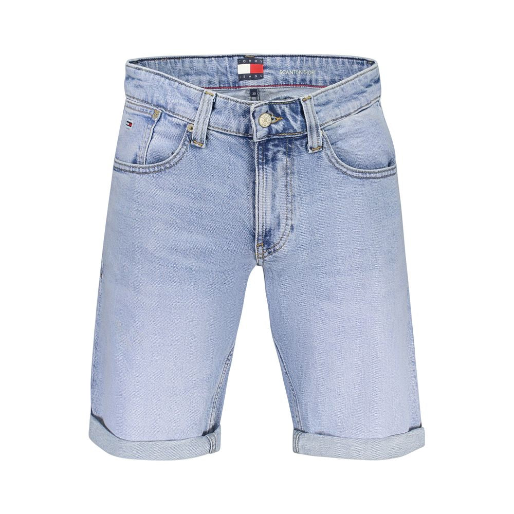 Tommy Hilfiger Blue Cotton Short – W29 par Tommy Hilfiger | Disponible sur Sandy Store ByNet