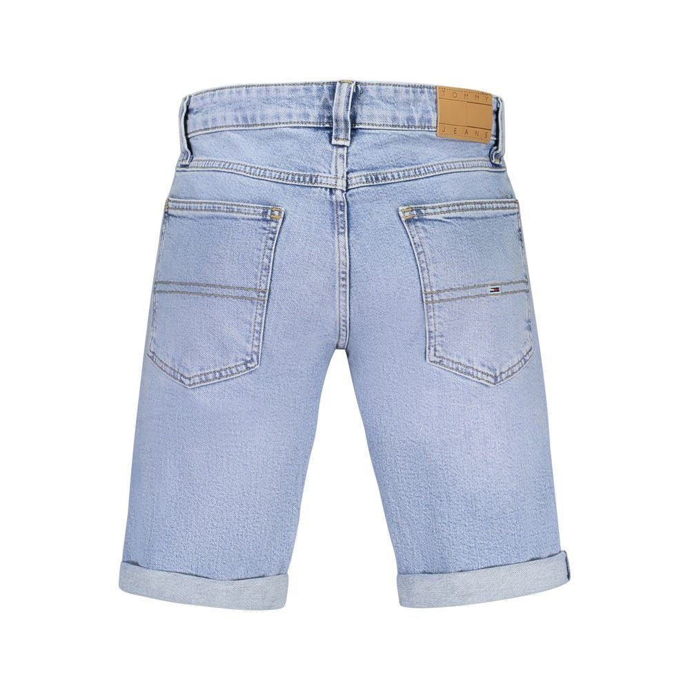 Tommy Hilfiger Blue Cotton Short – W29 par Tommy Hilfiger | Disponible sur Sandy Store ByNet