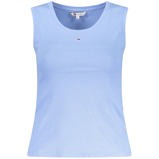 Tommy Hilfiger Blue Cotton Tank Top – XS par Tommy Hilfiger | Disponible sur Sandy Store ByNet