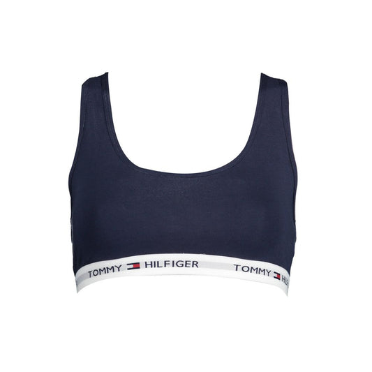 Tommy Hilfiger Blue Cotton Women Sports Bra - Sandy Store ByNet