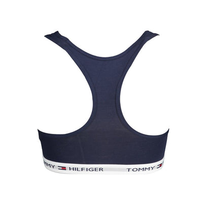 Tommy Hilfiger Blue Cotton Women Sports Bra - Sandy Store ByNet