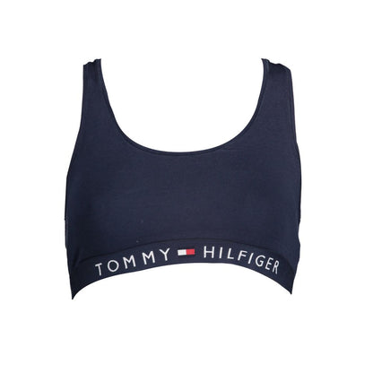Tommy Hilfiger Blue Cotton Women Sports Bra - Sandy Store ByNet