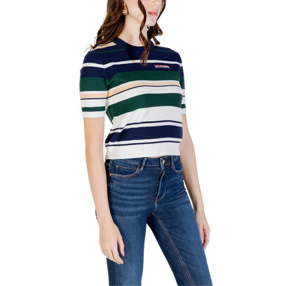 Tommy Hilfiger Blue Lyocell Sweater – IT40|S par Tommy Hilfiger | Disponible sur Sandy Store ByNet