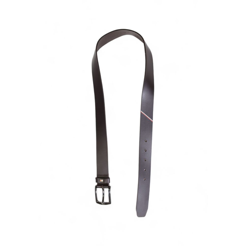 Tommy Hilfiger Brown Leather Belt - Sandy Store ByNet