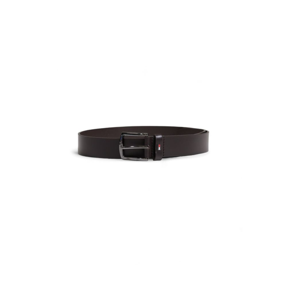 Tommy Hilfiger Brown Leather Belt - Sandy Store ByNet