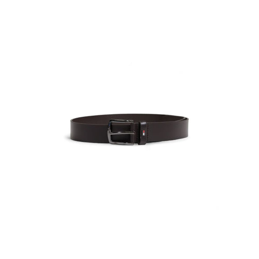 Tommy Hilfiger Brown Leather Belt - Sandy Store ByNet