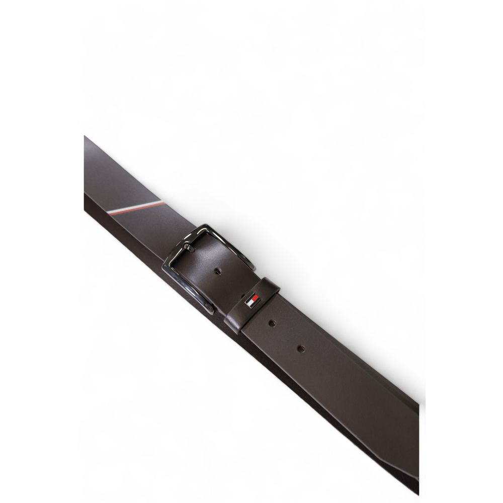 Tommy Hilfiger Brown Leather Belt - Sandy Store ByNet