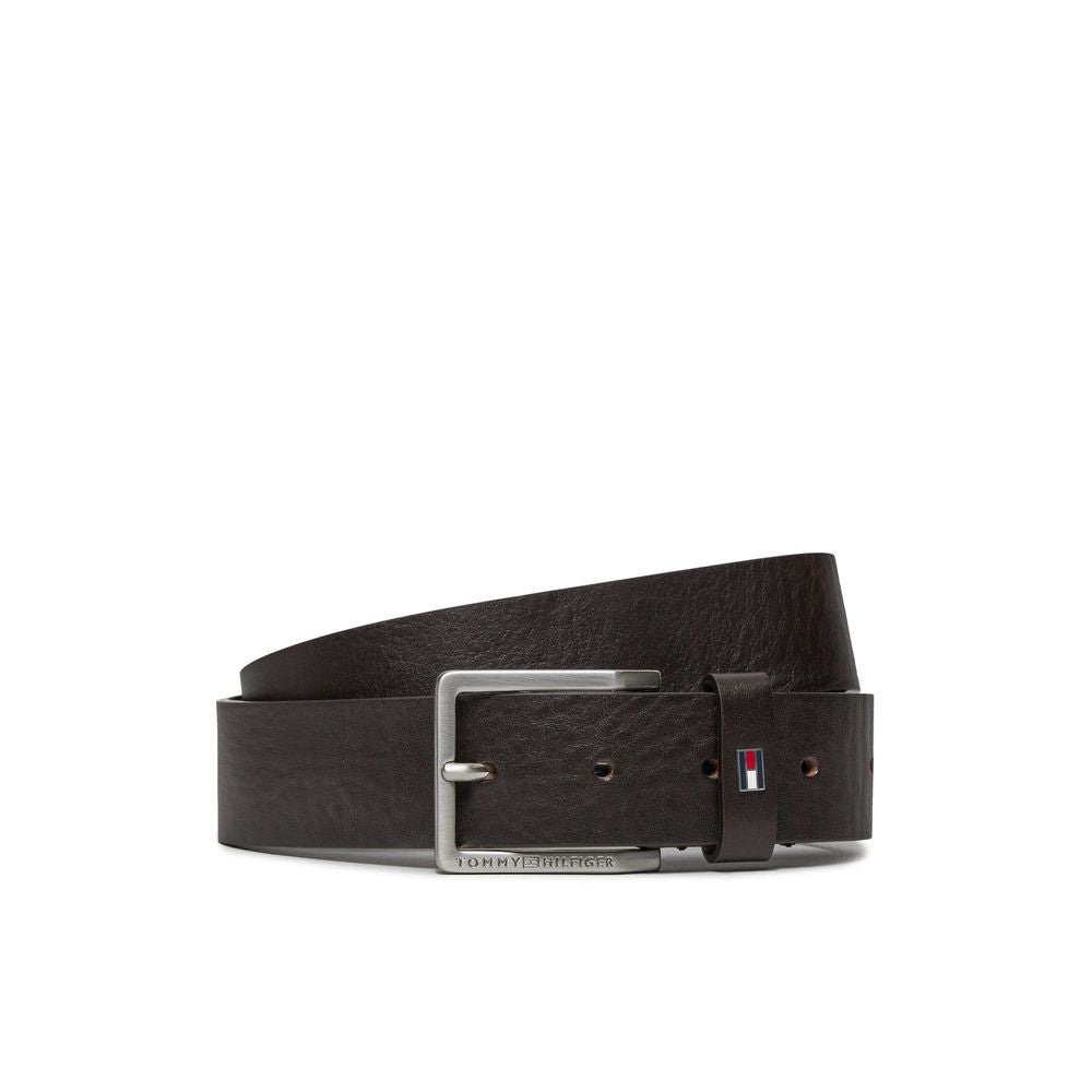 Tommy Hilfiger Brown Leather Belt - Sandy Store ByNet