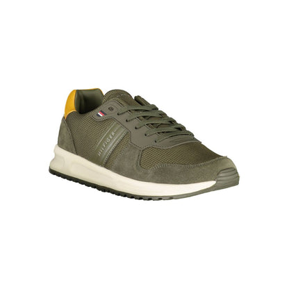 Tommy Hilfiger Green Polyester Sneaker – EU43/US10 par Tommy Hilfiger | Disponible sur Sandy Store ByNet