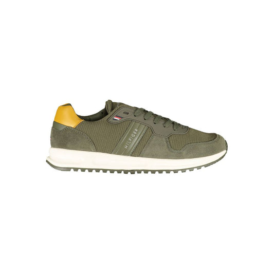 Tommy Hilfiger Green Polyester Sneaker – EU43/US10 par Tommy Hilfiger | Disponible sur Sandy Store ByNet