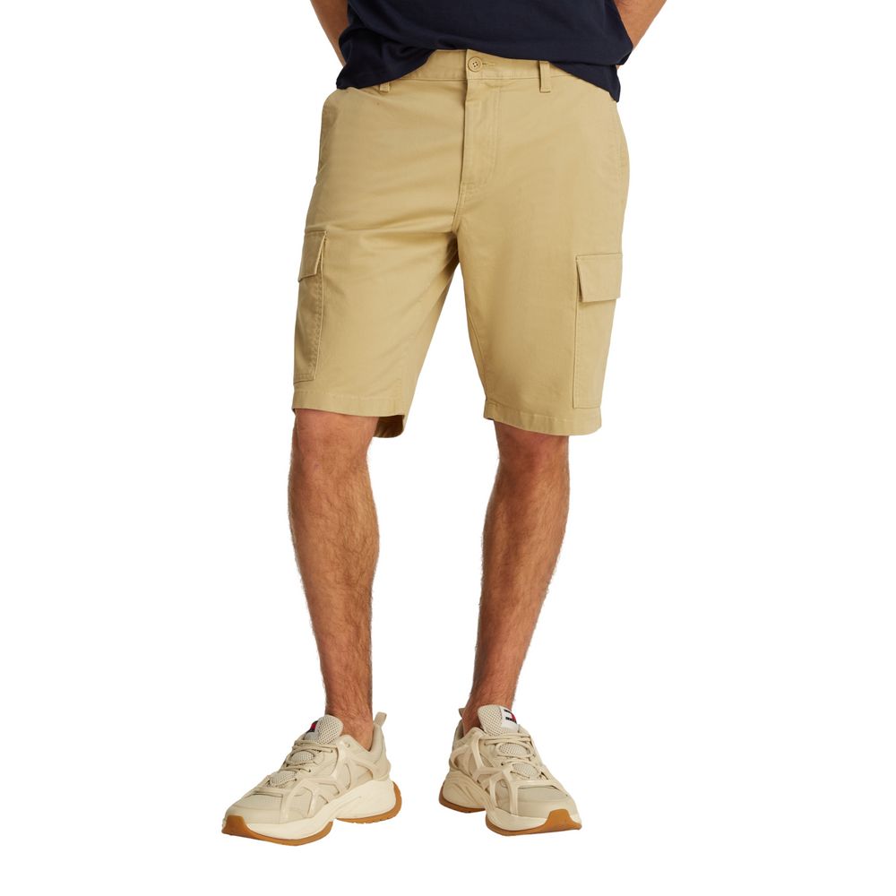 Tommy Hilfiger Jeans Beige Cotton Bermuda – W30 par Tommy Hilfiger Jeans | Disponible sur Sandy Store ByNet
