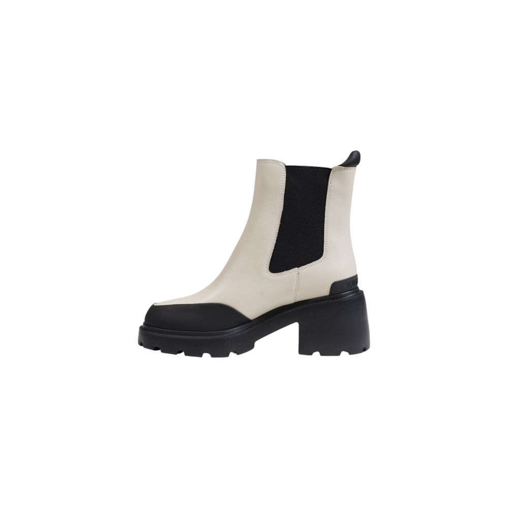 Tommy Hilfiger Jeans Beige Leather Boot - Sandy Store ByNet