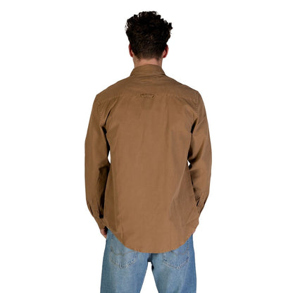 Tommy Hilfiger Jeans Beige Recycled Cotton Shirt – IT44 | S par Tommy Hilfiger Jeans | Disponible sur Sandy Store ByNet