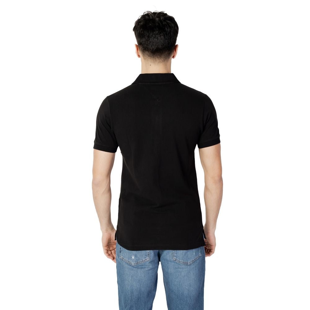 Tommy Hilfiger Jeans Black Cotton Polo Shirt – IT44 | S par Tommy Hilfiger Jeans | Disponible sur Sandy Store ByNet