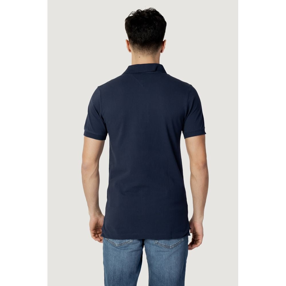 Tommy Hilfiger Jeans Blue Cotton Polo Shirt – IT42 | XS par Tommy Hilfiger Jeans | Disponible sur Sandy Store ByNet