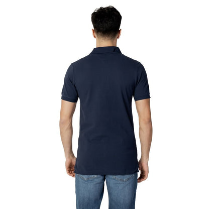 Tommy Hilfiger Jeans Blue Cotton Polo Shirt – IT42 | XS par Tommy Hilfiger Jeans | Disponible sur Sandy Store ByNet
