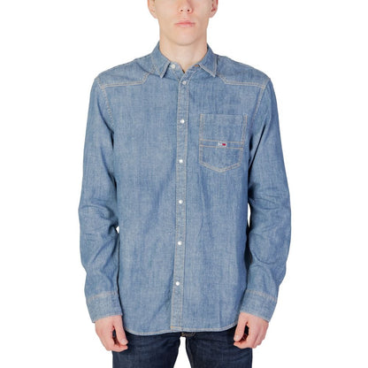 Tommy Hilfiger Jeans Blue Cotton Shirt - Sandy Store ByNet