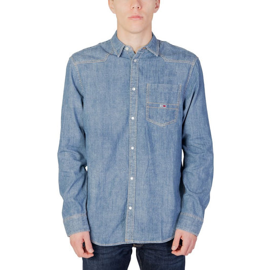 Tommy Hilfiger Jeans Blue Cotton Shirt - Sandy Store ByNet