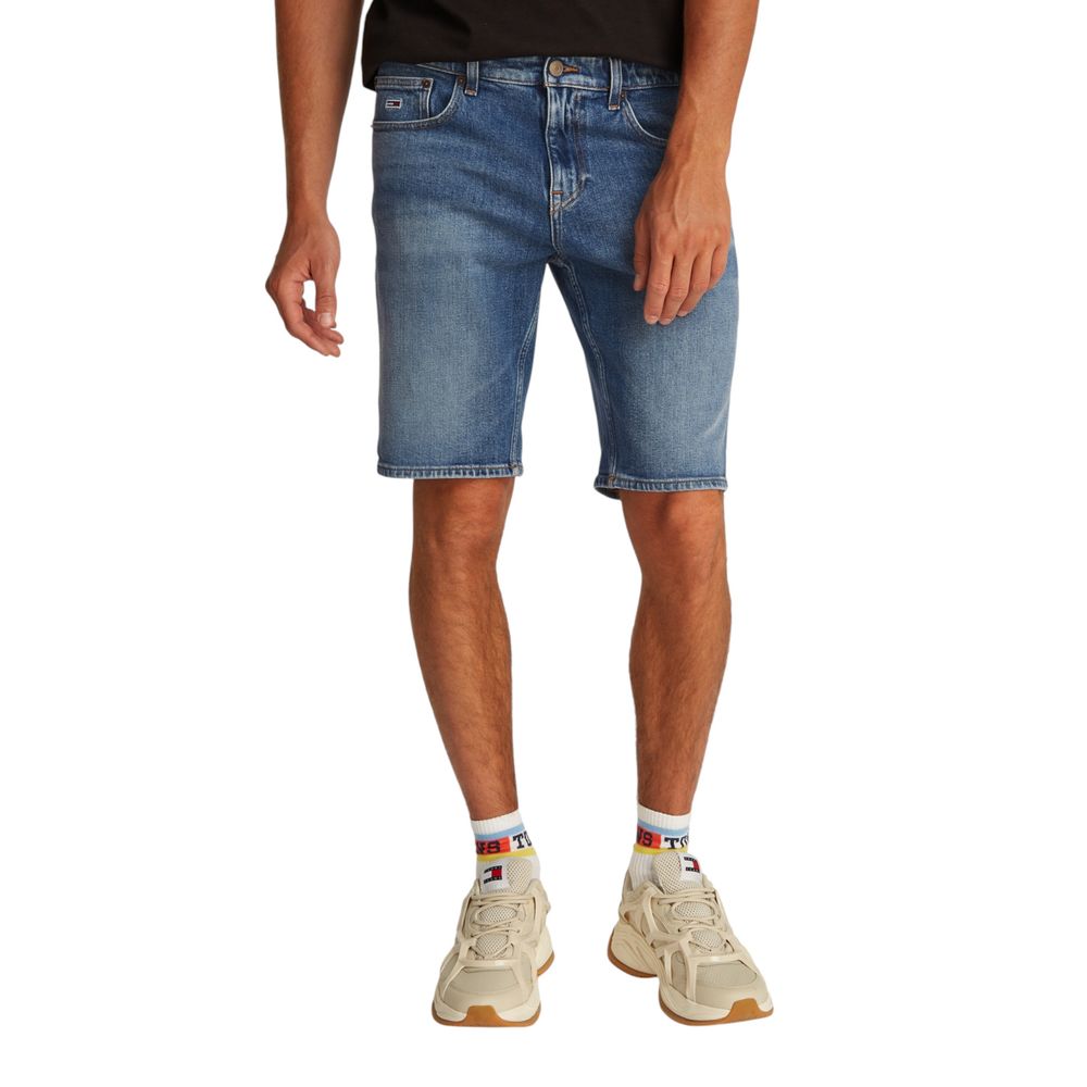 Tommy Hilfiger Jeans Blue Recycled Cotton Bermuda – W30 par Tommy Hilfiger Jeans | Disponible sur Sandy Store ByNet