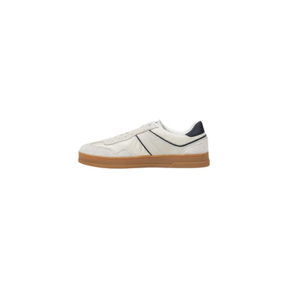 Tommy Hilfiger Jeans Cream Leather Sneaker – EU44/US11 par Tommy Hilfiger Jeans | Disponible sur Sandy Store ByNet