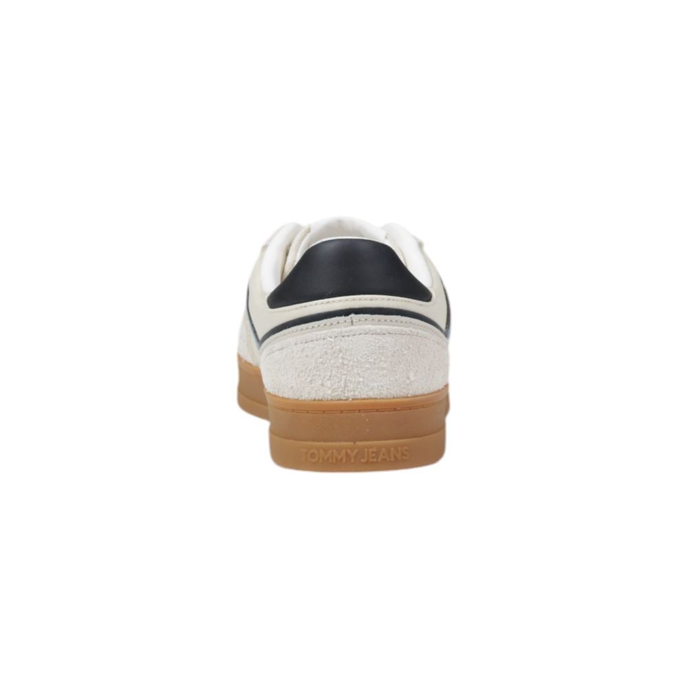 Tommy Hilfiger Jeans Cream Leather Sneaker – EU44/US11 par Tommy Hilfiger Jeans | Disponible sur Sandy Store ByNet