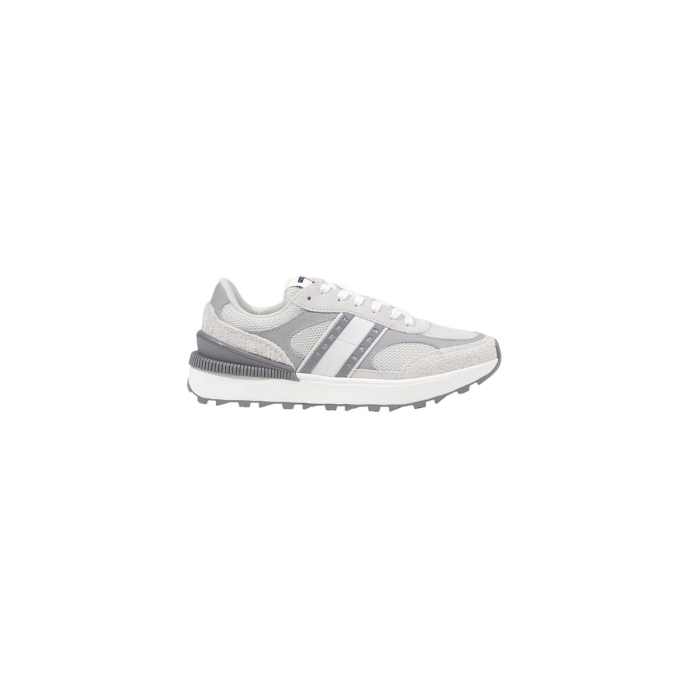 Tommy Hilfiger Jeans Gray Suede Leather Sneaker – EU38/US8 par Tommy Hilfiger Jeans | Disponible sur Sandy Store ByNet