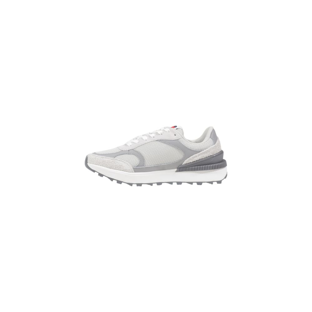 Tommy Hilfiger Jeans Gray Suede Leather Sneaker – EU38/US8 par Tommy Hilfiger Jeans | Disponible sur Sandy Store ByNet