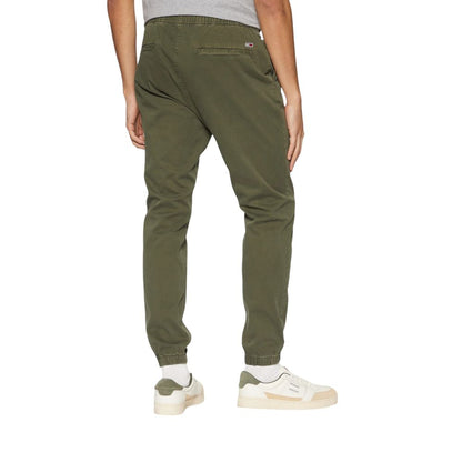 Tommy Hilfiger Jeans Green Cotton Pant – W32 | L32 par Tommy Hilfiger Jeans | Disponible sur Sandy Store ByNet