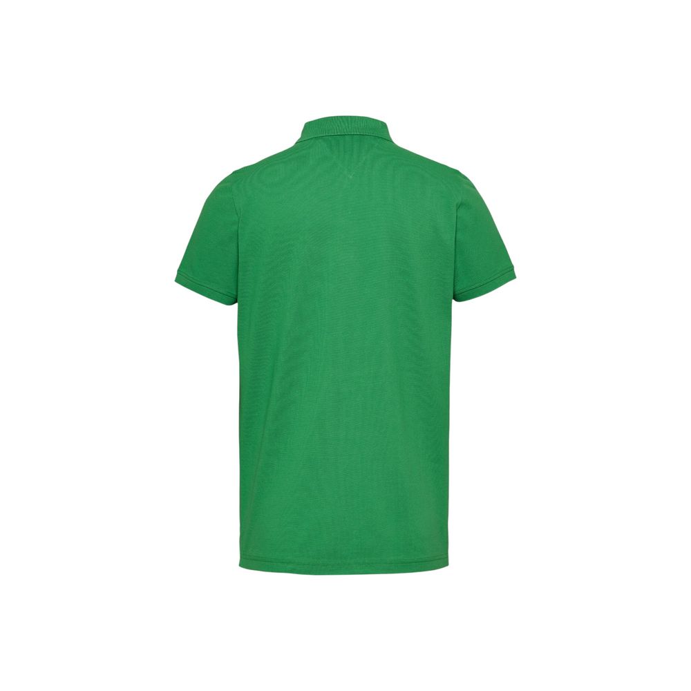 Tommy Hilfiger Jeans Green Cotton Polo Shirt – IT46 | M par Tommy Hilfiger Jeans | Disponible sur Sandy Store ByNet