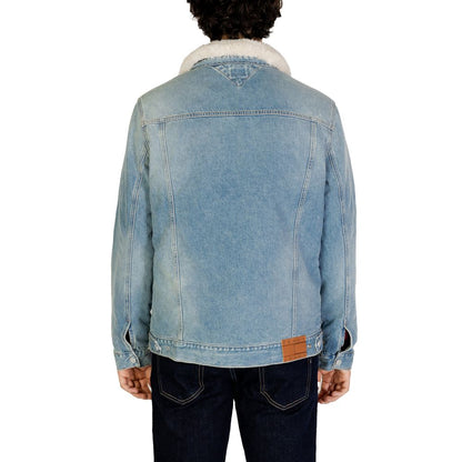 Tommy Hilfiger Jeans Light Blue Cotton Jacket - Sandy Store ByNet