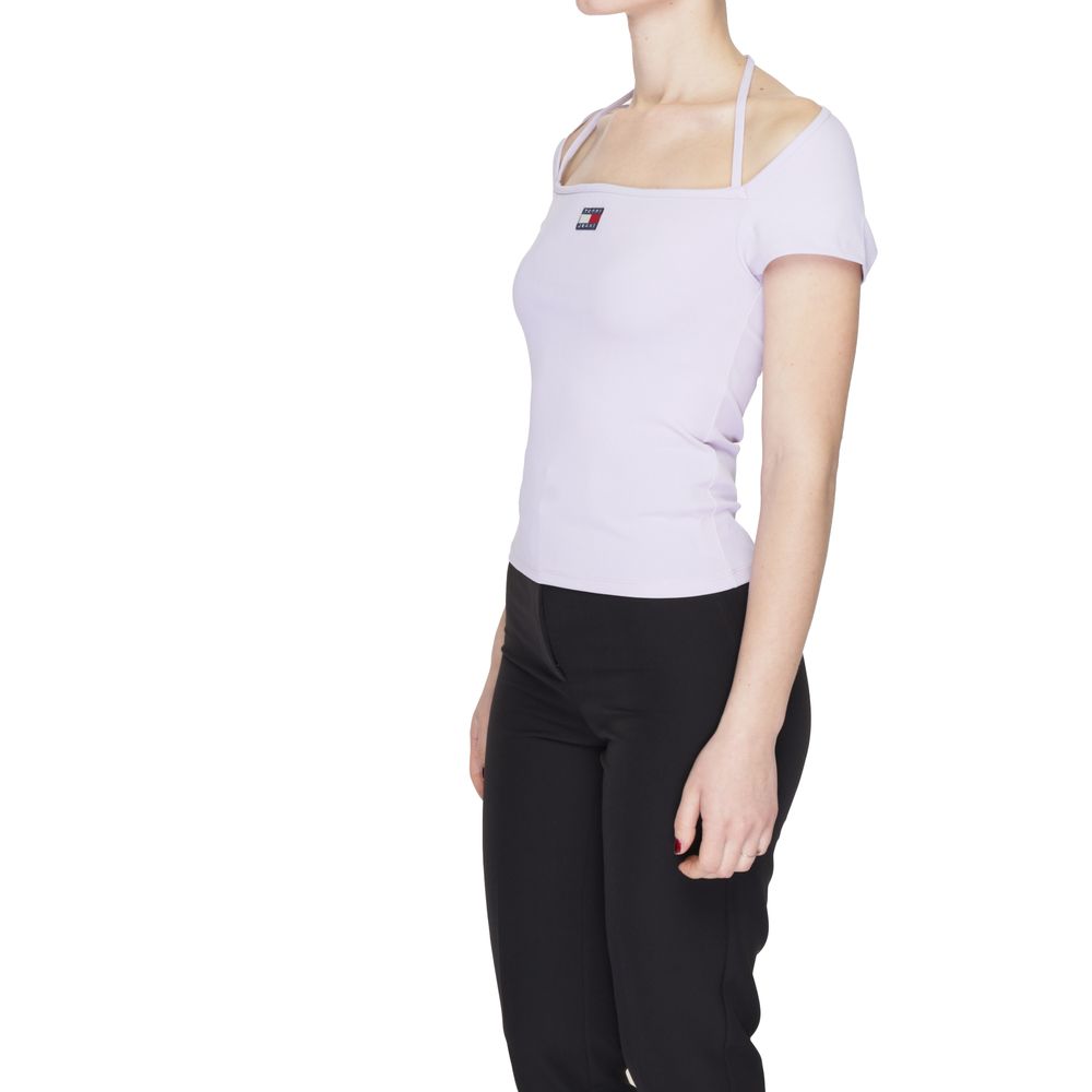 Tommy Hilfiger Jeans Purple Recycled Polyester Tops & T-Shirt - Sandy Store ByNet