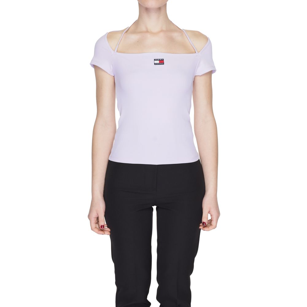 Tommy Hilfiger Jeans Purple Recycled Polyester Tops & T-Shirt - Sandy Store ByNet