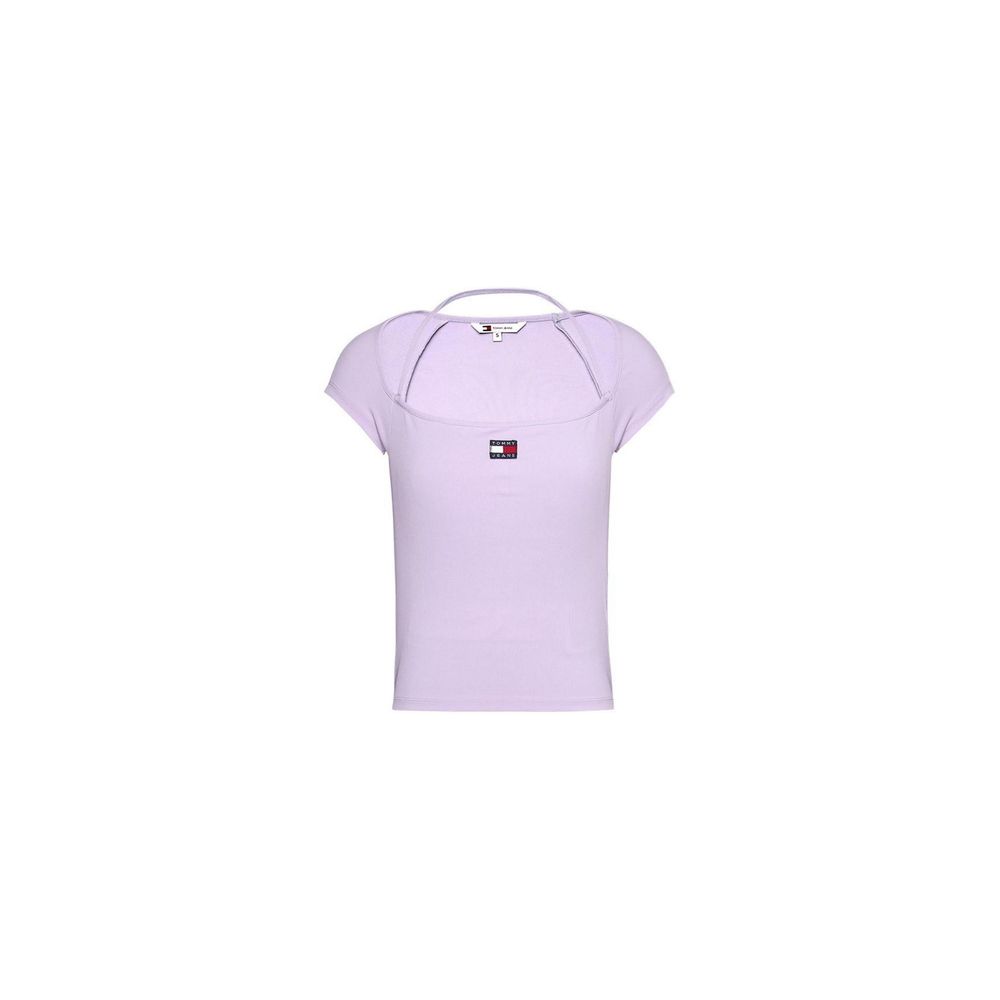 Tommy Hilfiger Jeans Purple Recycled Polyester Tops & T-Shirt - Sandy Store ByNet